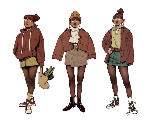 Illustration girlz